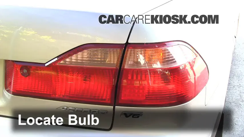 1999 Honda Accord LX 3.0L V6 Sedan (4 Door) Lights Reverse Light (replace bulb)